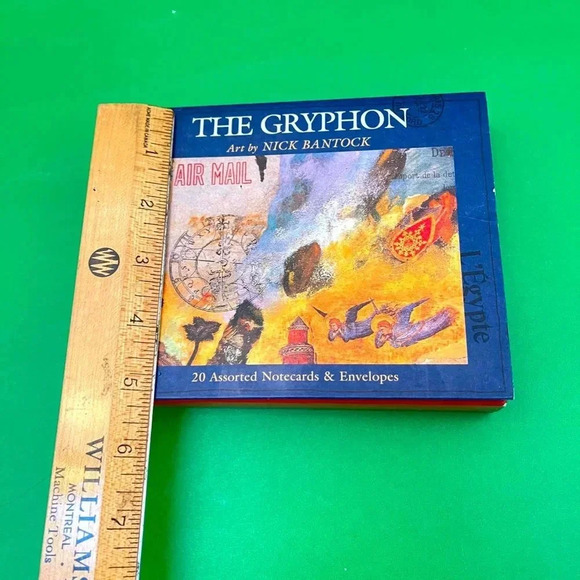 Gryphon Notecards  Griffin Sabine 20 card Nick Bantock Vintage 2001 New - Picture 9 of 9